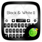 black and white2 android application logo